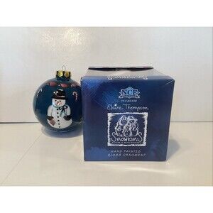 snowkins snowman/candycane ornament Elaine Thompson